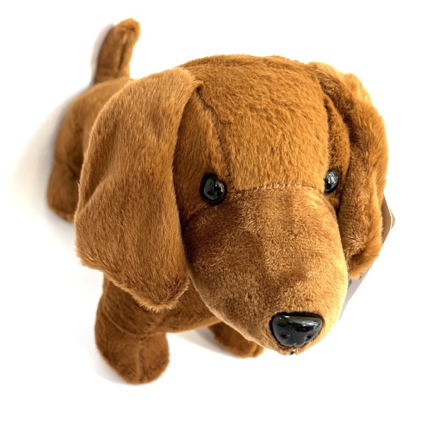 Dackel Hund Plüsch Kuscheltier Braun 36 cm
