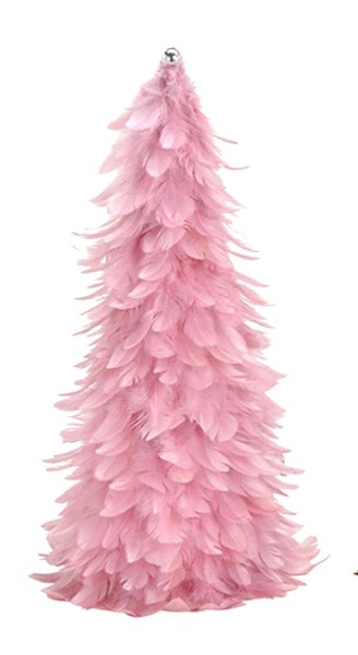 Feder Tannenbaum Weihnachten Rosa Pink 40 cm